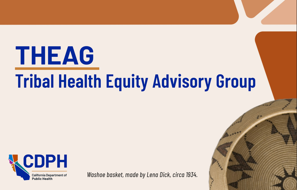 CDPH Tribal Health Equity Advisory Group Application